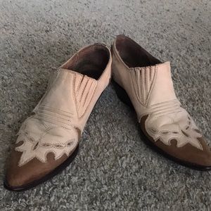Guess Vintage Cowboy Booties Boots